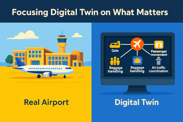 Digital Twins versus Simulations